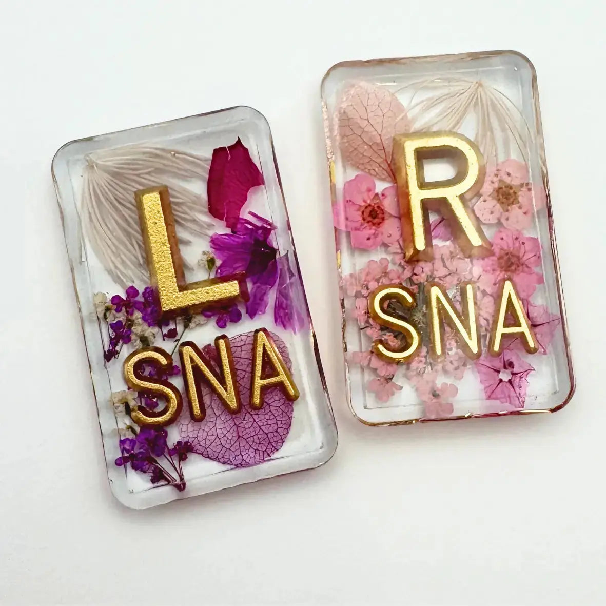 X-Ray markers - Florals with gold letters. Remarkable Markers