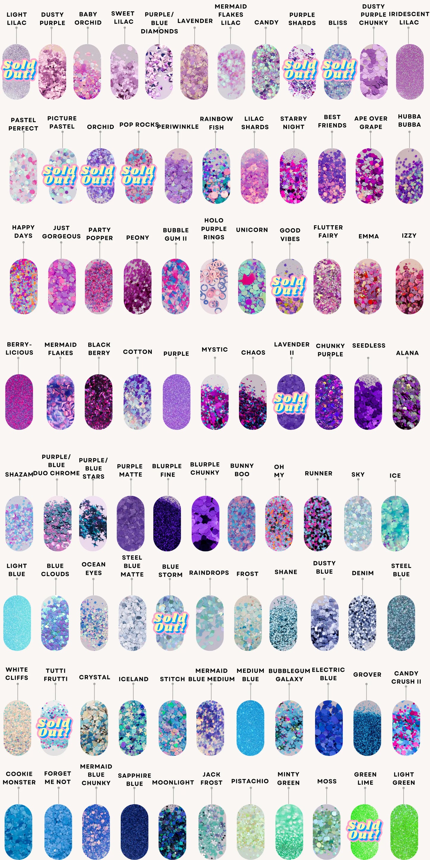 1.5 x .7cm Glitter X-Ray Markers (Teeny tiny markers) Remarkable Markers