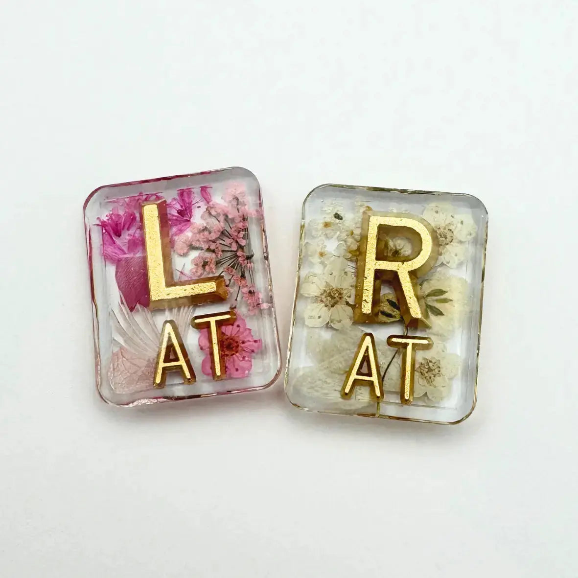 X-Ray markers - Florals with gold letters. Remarkable Markers