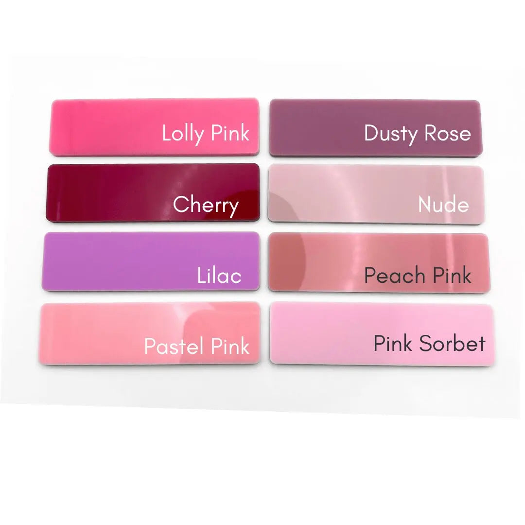 a set of four different shades of lipstick