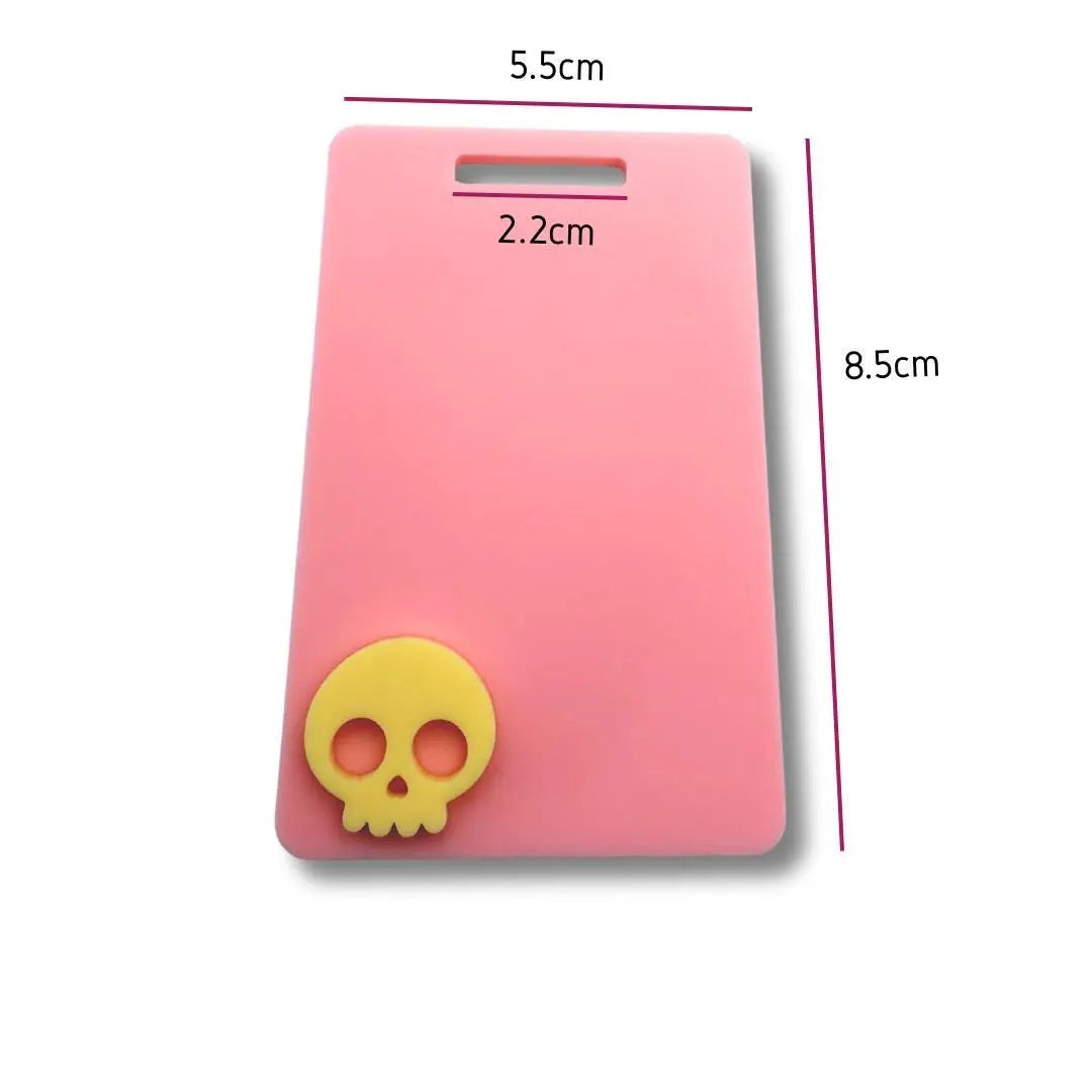 Pink Marker Parker with Yellow Skull.