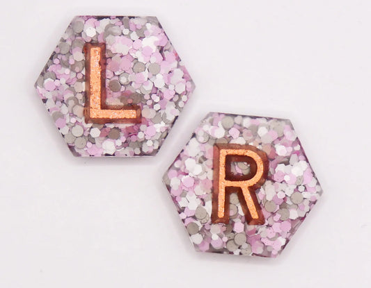 X-Ray Markers with rose gold letters. Remarkable Markers