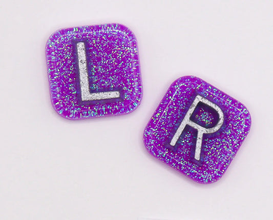1.8cm Purple Glitter X-Ray Markers Remarkable Markers