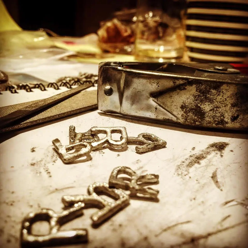 Handmade X-Ray Marker Letters