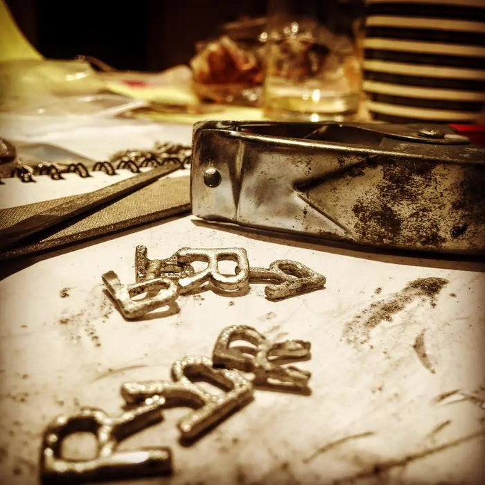 Handmade X-Ray Marker Letters