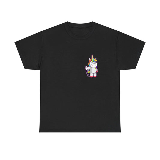 Unisex Heavy Cotton Tee with Unicorn Radiographer. Printify