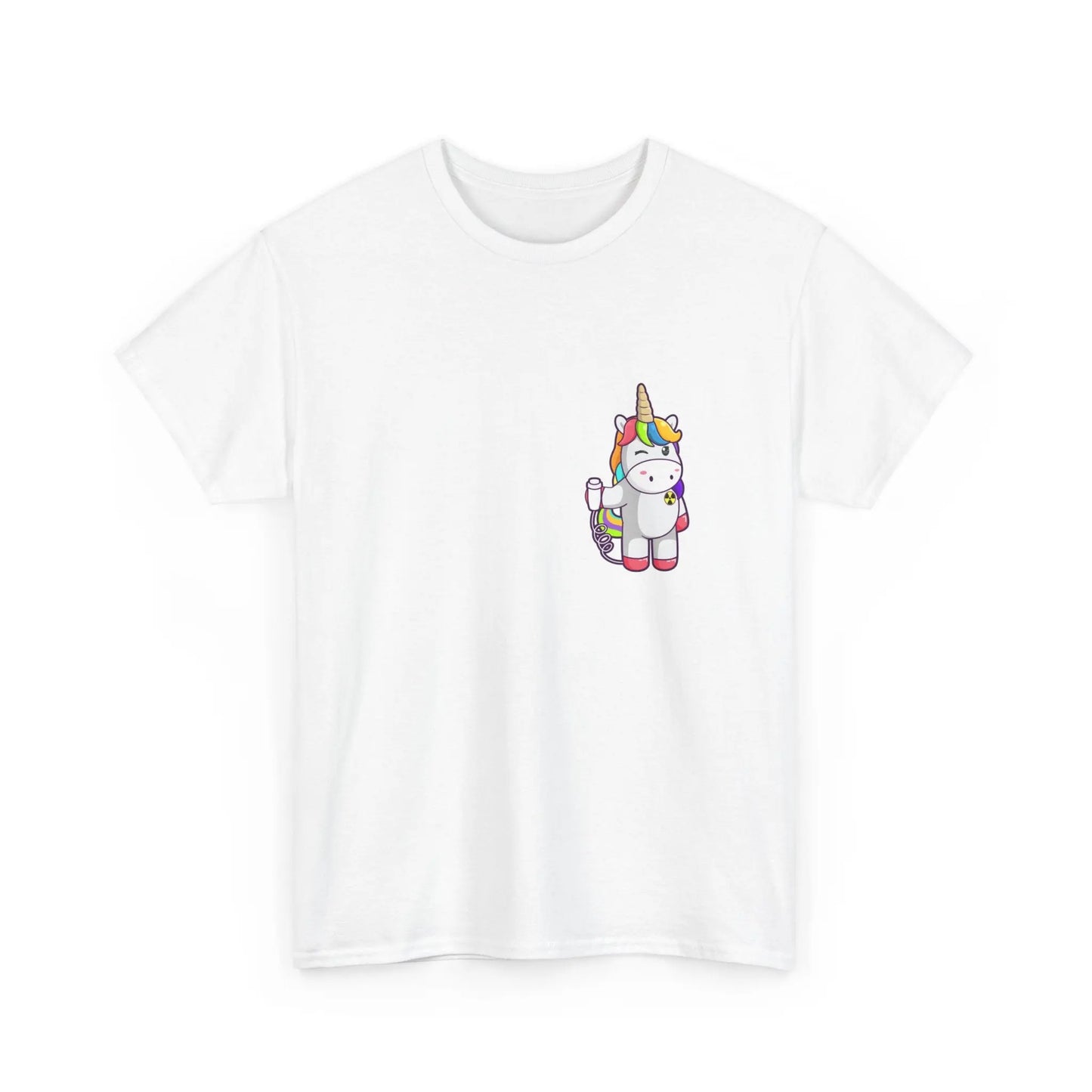 Unisex Heavy Cotton Tee with Unicorn Radiographer. Printify