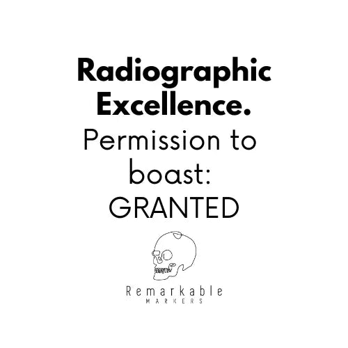 Radiology Bragging Rights Token Remarkable Markers