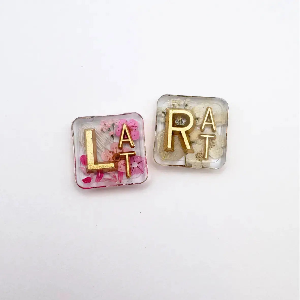 X-Ray markers - Florals with gold letters. Remarkable Markers