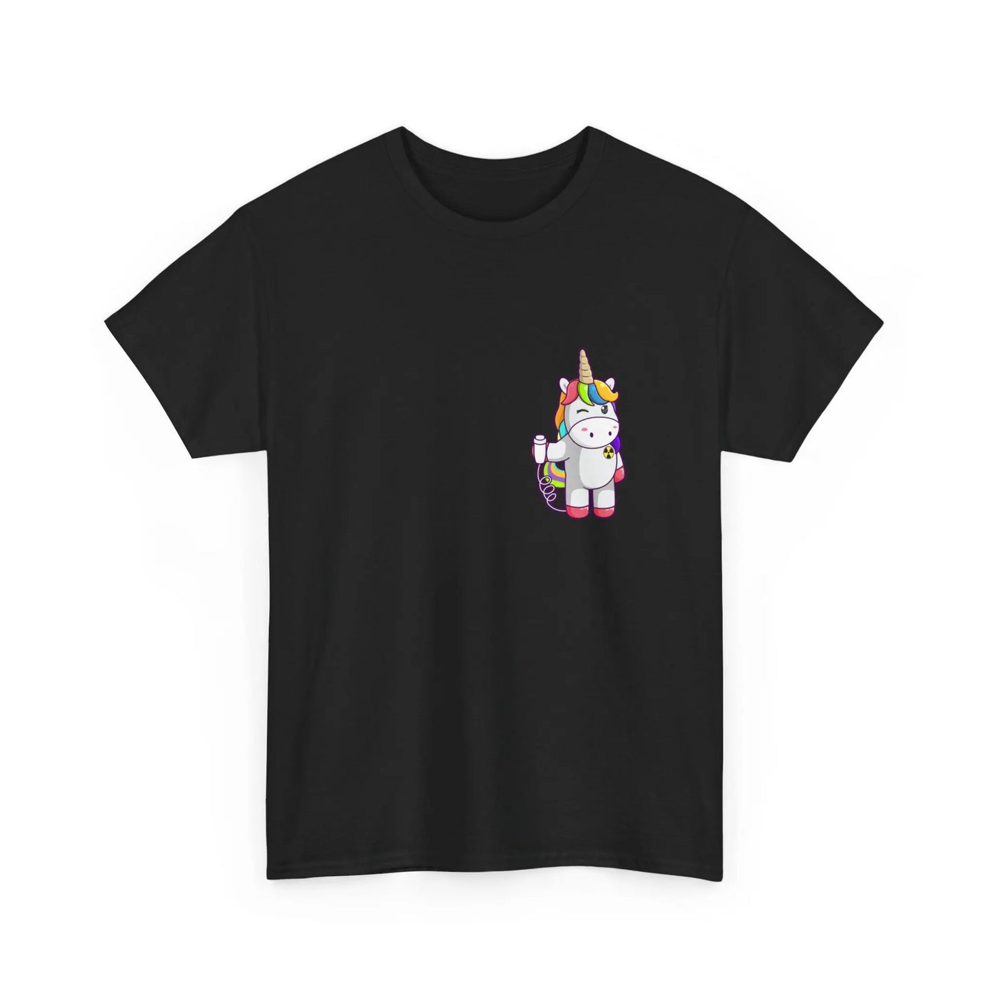 Unisex Heavy Cotton Tee with Unicorn Radiographer. Printify