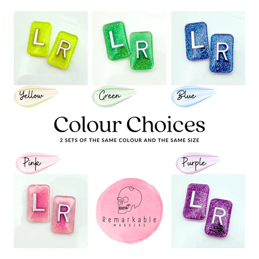 2 Sets of X-Ray Markers - set colours only. Remarkable Markers