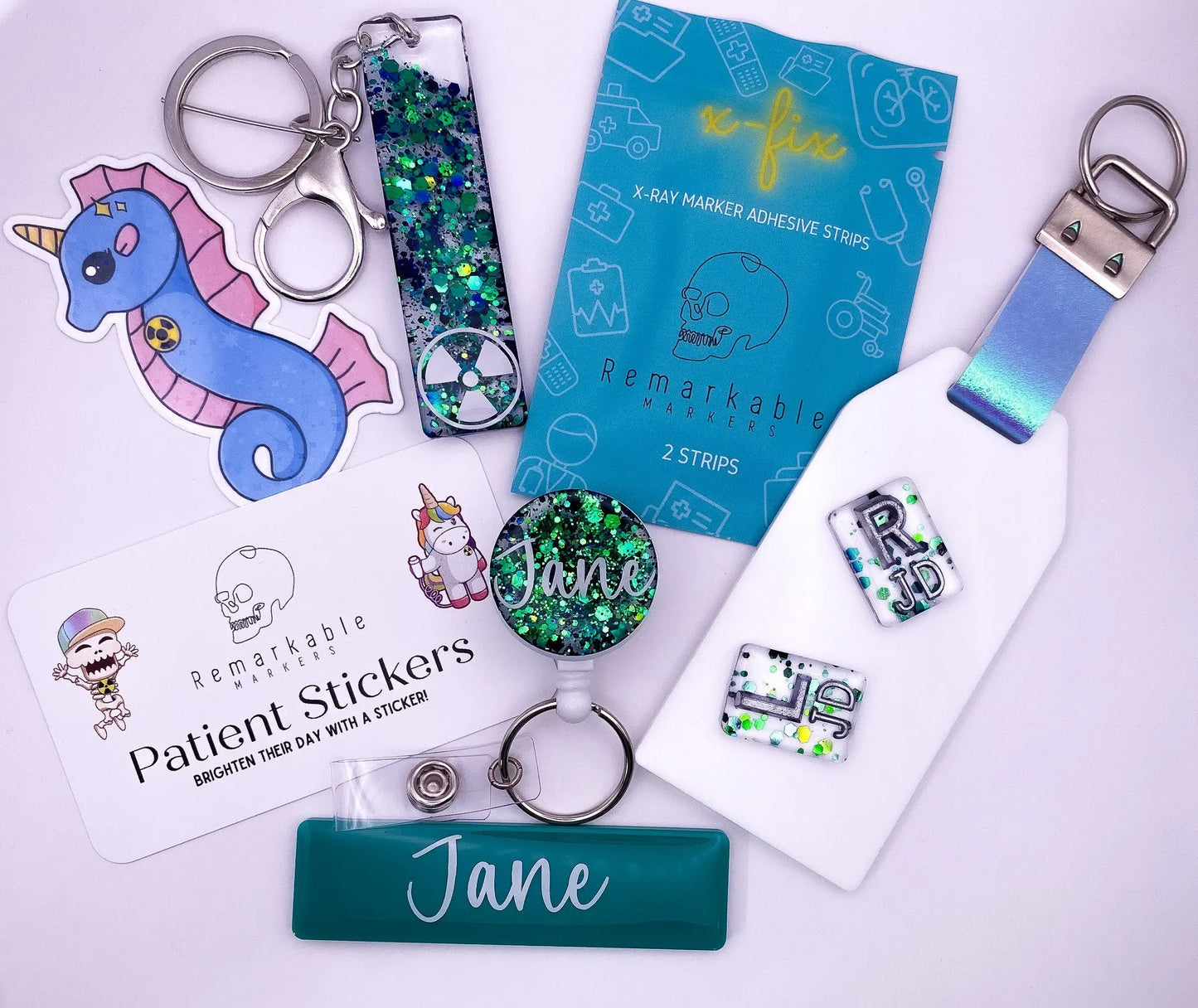 Personalised Green/Blue X-Ray Bundle