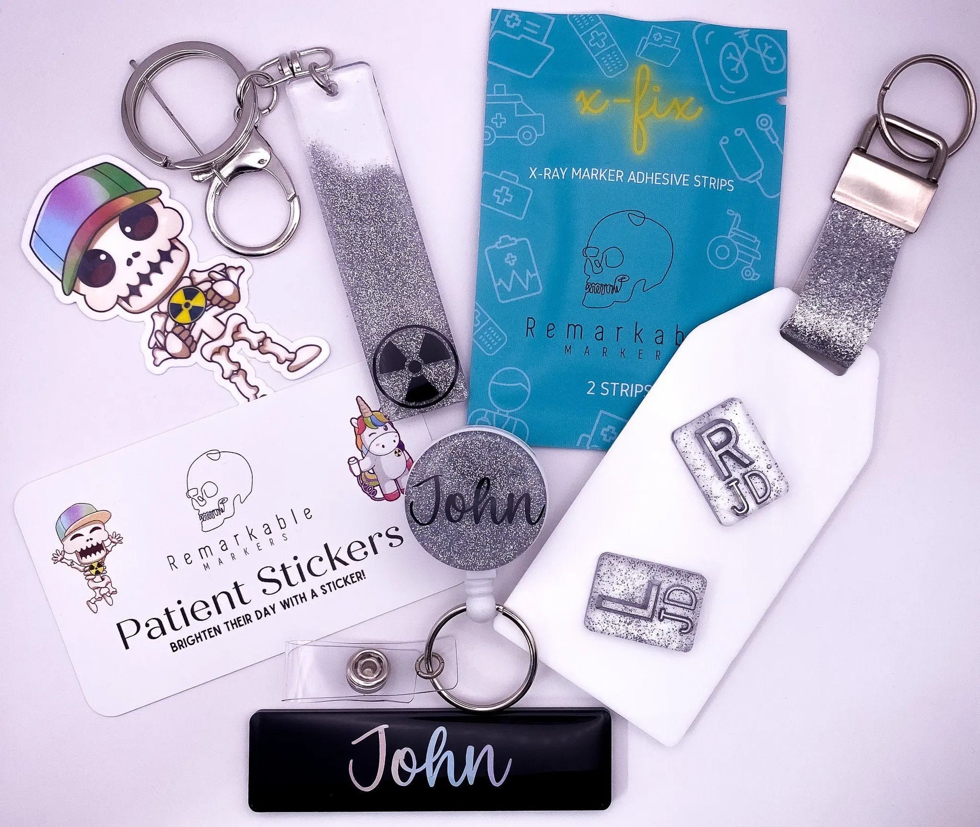 Personalised Holographic Silver/Black X-Ray Bundle