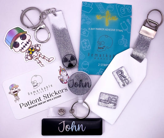 Personalised Holographic Silver/Black X-Ray Bundle