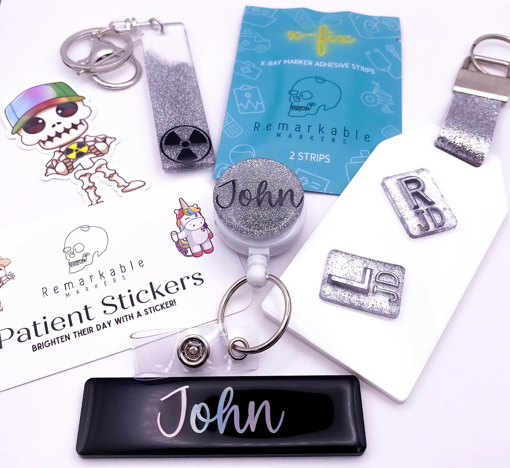 Personalised Holographic Silver/Black X-Ray Bundle