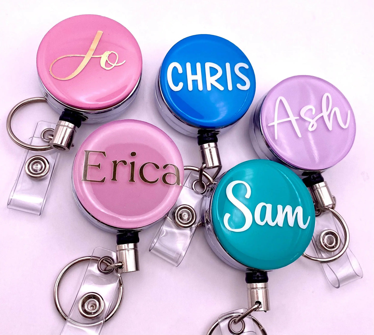 Personalised Heavy Duty Badge Reel with name