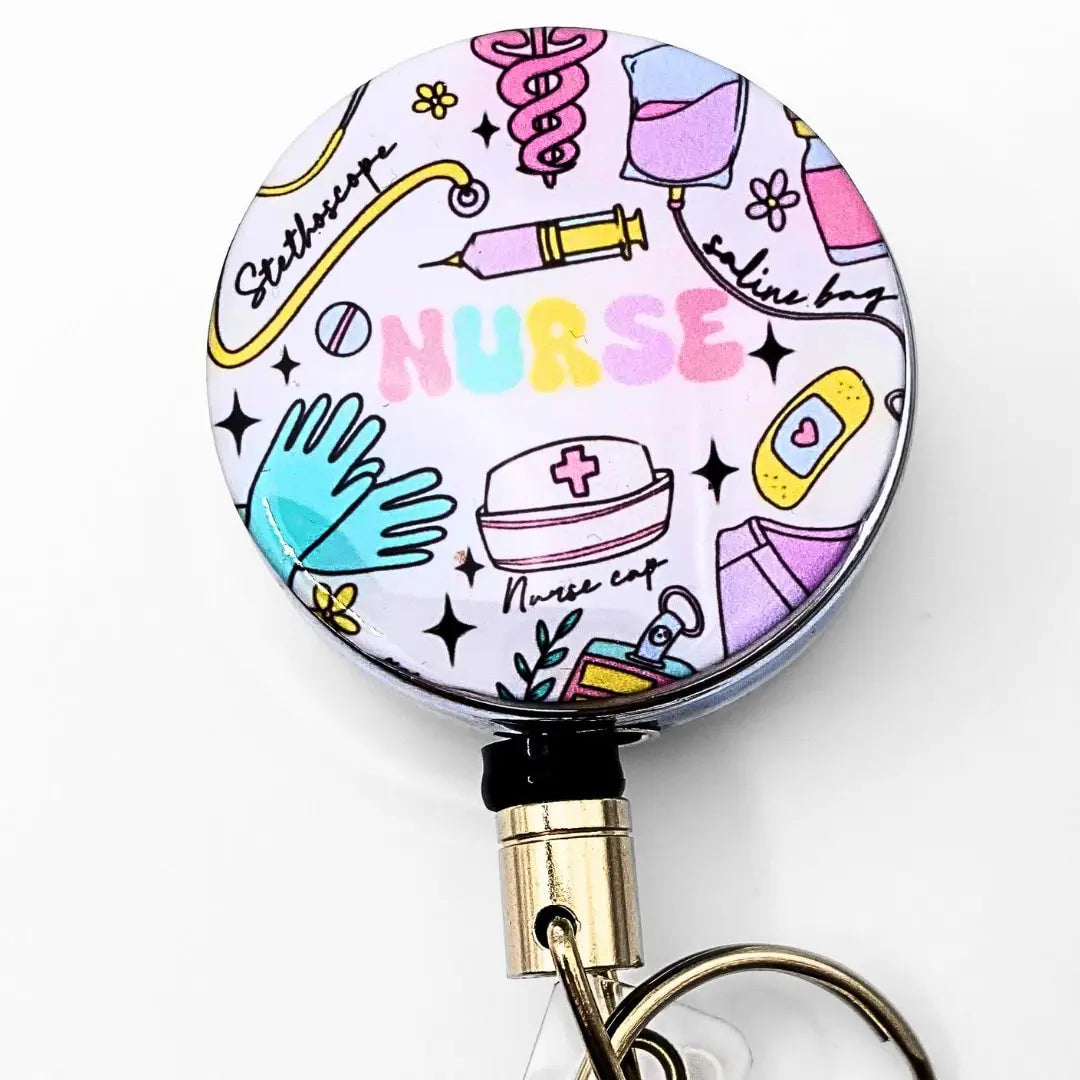 Nursing badge reel