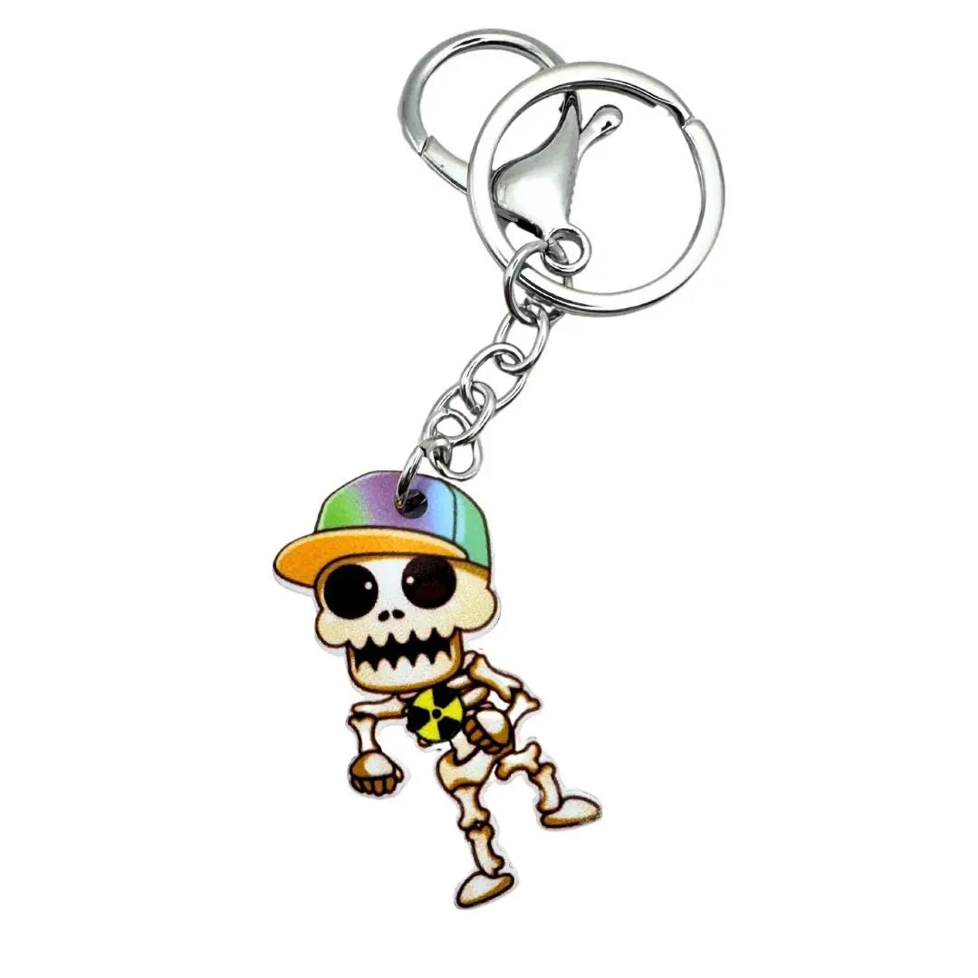 Skeleton Radiographer Keyring | Medical Keychain | Radiology Accessories | Gift for Healthcare Workers