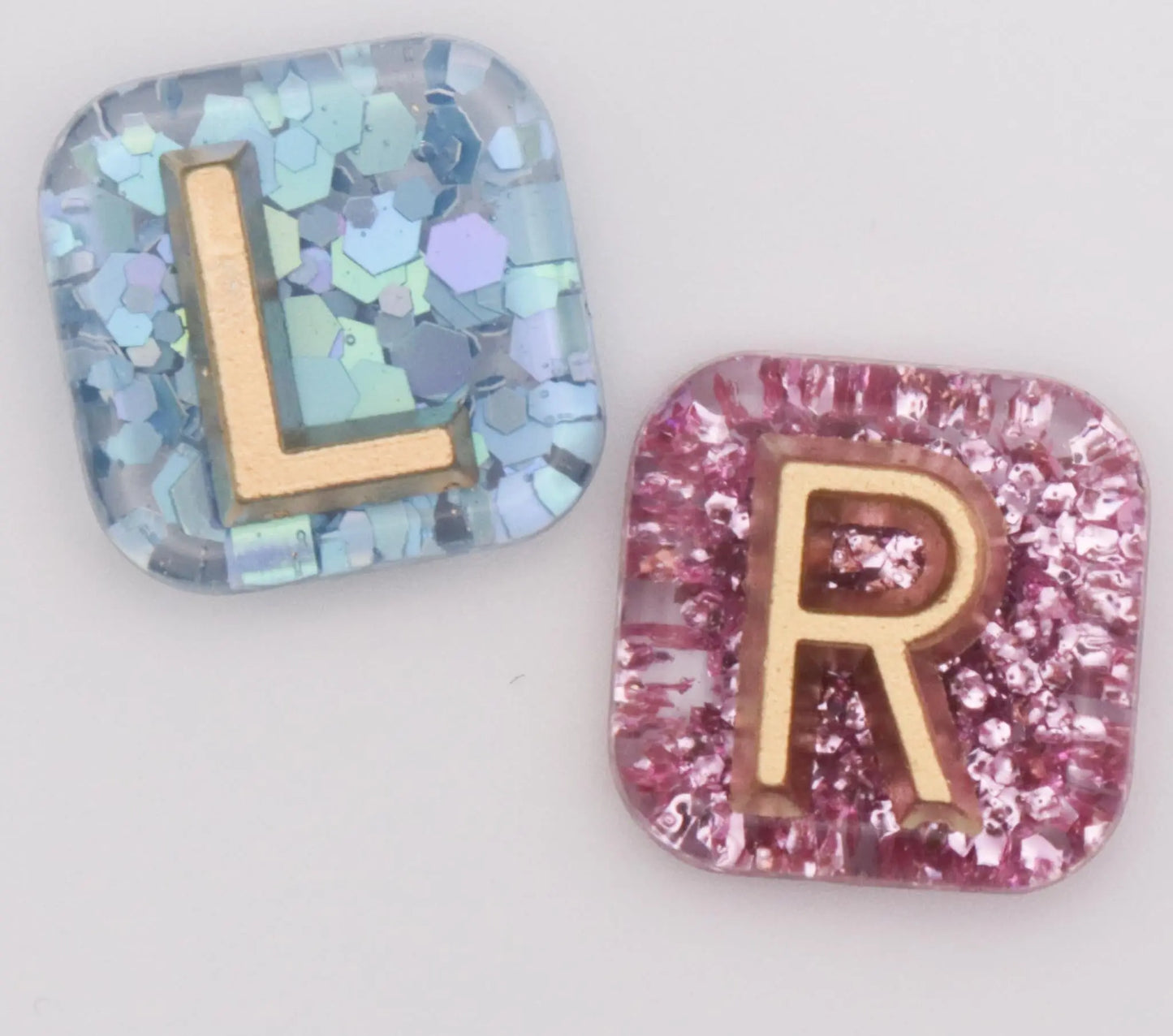 1.8cm Glitter X-Ray Markers with Gold Letters Remarkable Markers