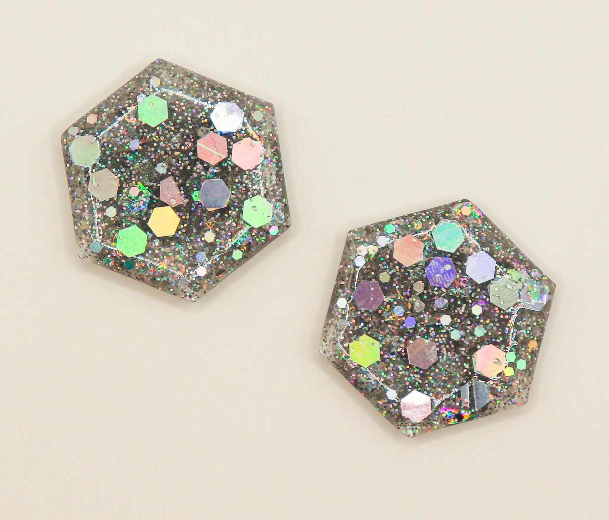 X-Ray Markers holo glitter hexagons. Remarkable Markers