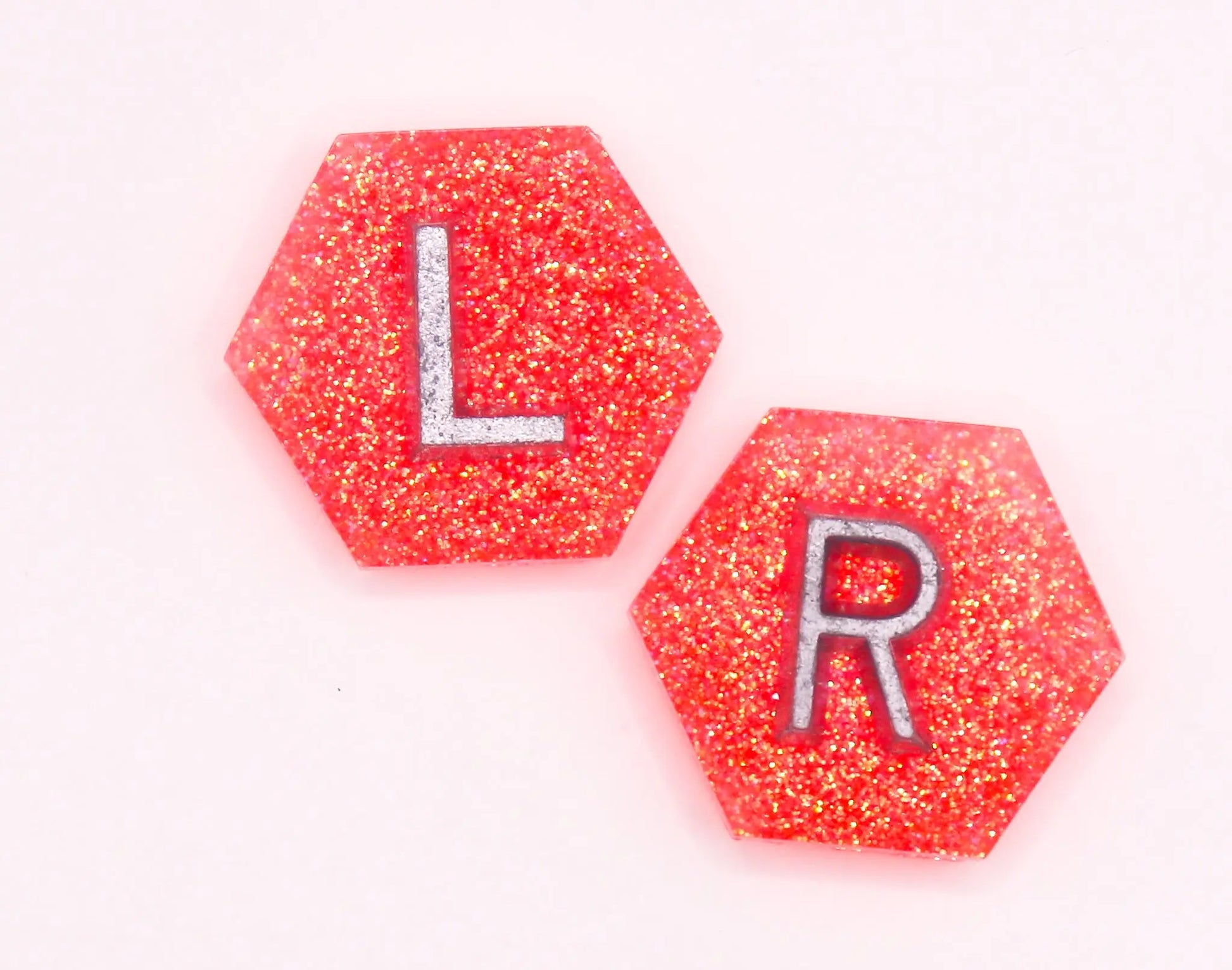 2.5cm Blood Orange Glitter X-Ray Markers Remarkable Markers