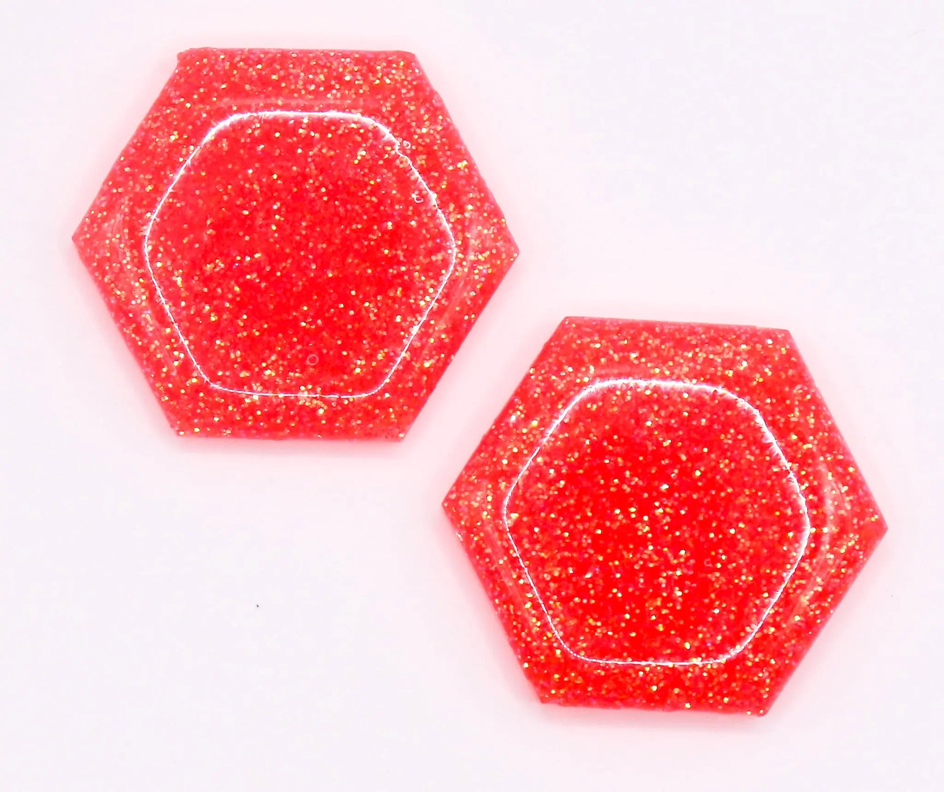 2.5cm Blood Orange Glitter X-Ray Markers Remarkable Markers