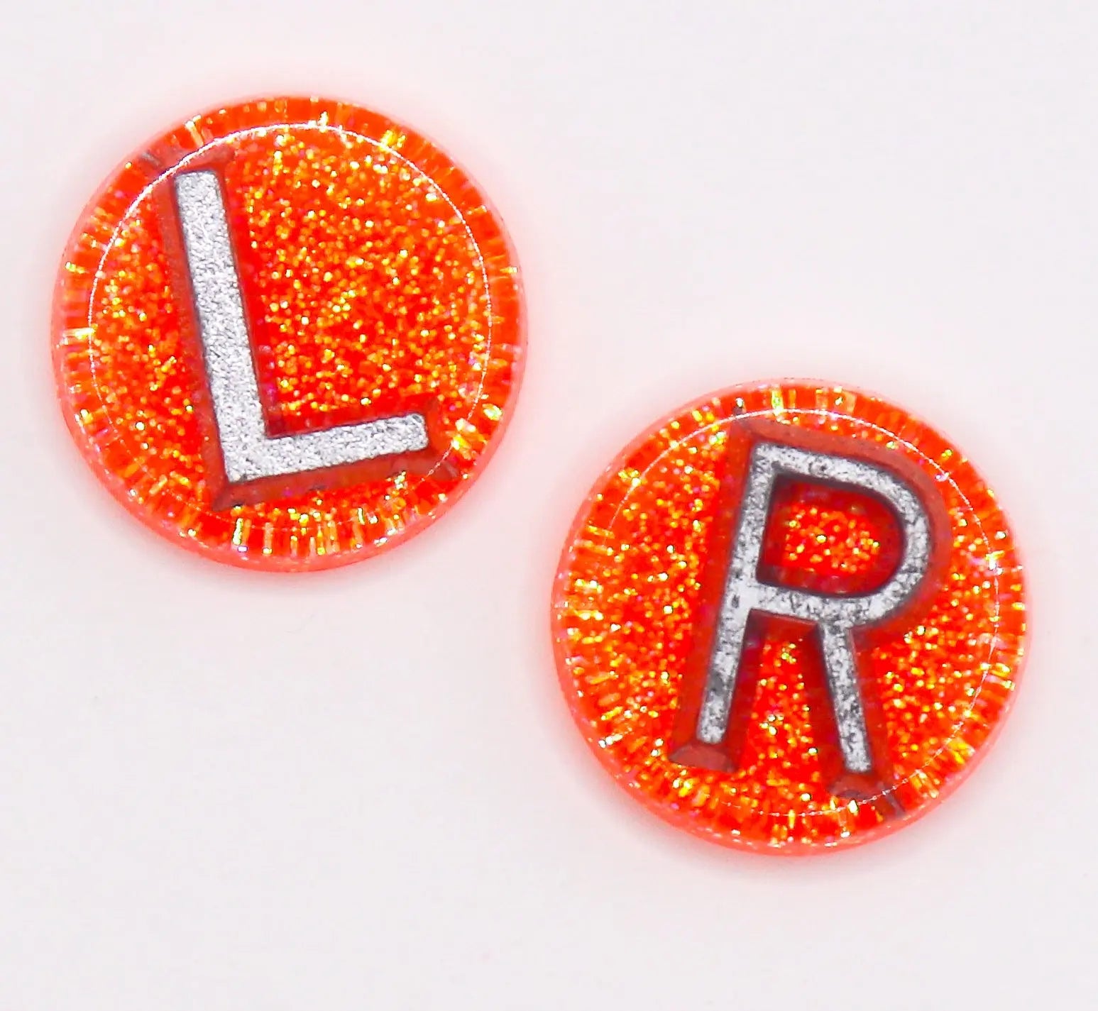 1.8cm Orange Glitter X-Ray Markers Remarkable Markers