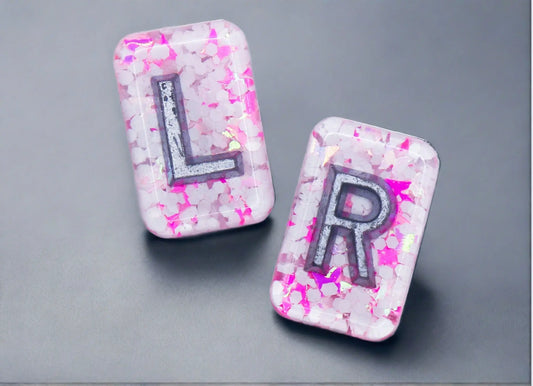 X-Ray Markers with butterflies and white snow glitter