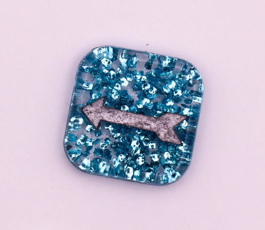 1.8cm Blue Glitter X-Ray Marker Arrow Remarkable Markers