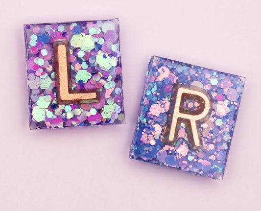 Mermaid Glitter X-Ray Markers Gold Letters Remarkable Markers