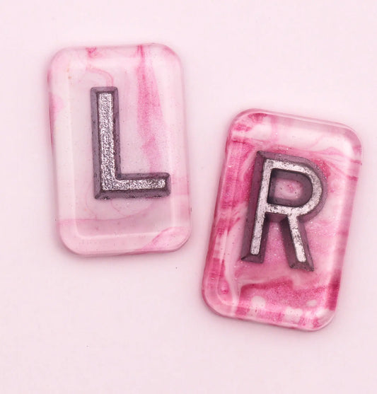 1.5 x 2.5cm Pink Resin Art X-Ray Markers Remarkable Markers