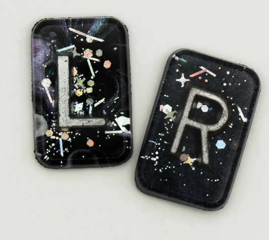 1.5 x 2.5cm Galaxy Resin Art X-Ray Markers Remarkable Markers