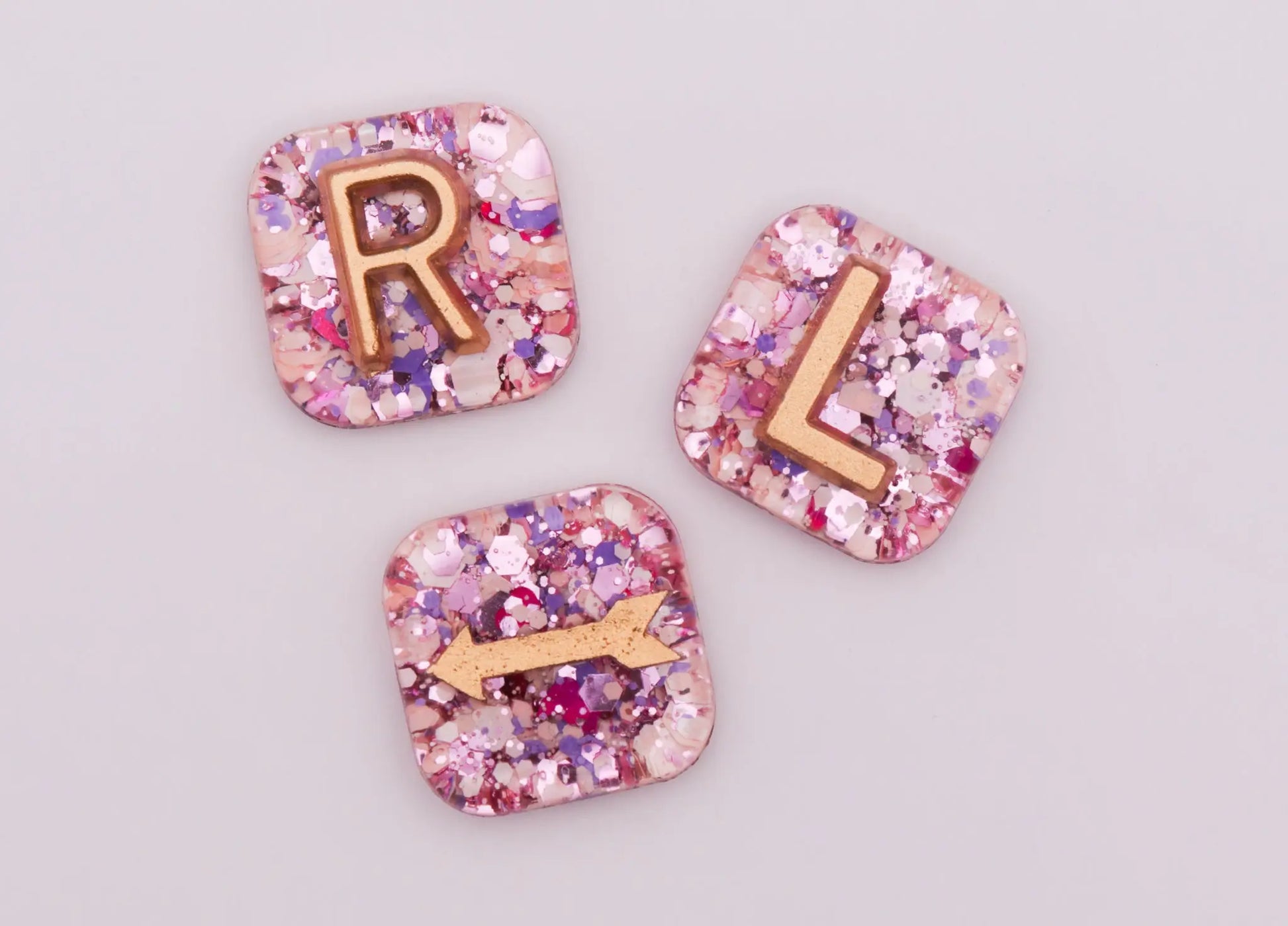 X-Ray Marker set, gold letters with arrow Remarkable Markers