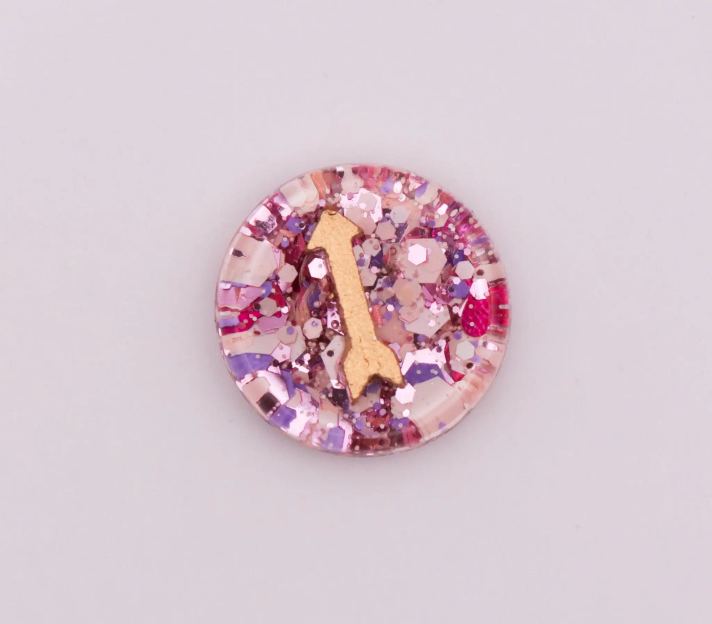 1.8cm Glitter X-Ray Marker with gold Arrow Remarkable Markers