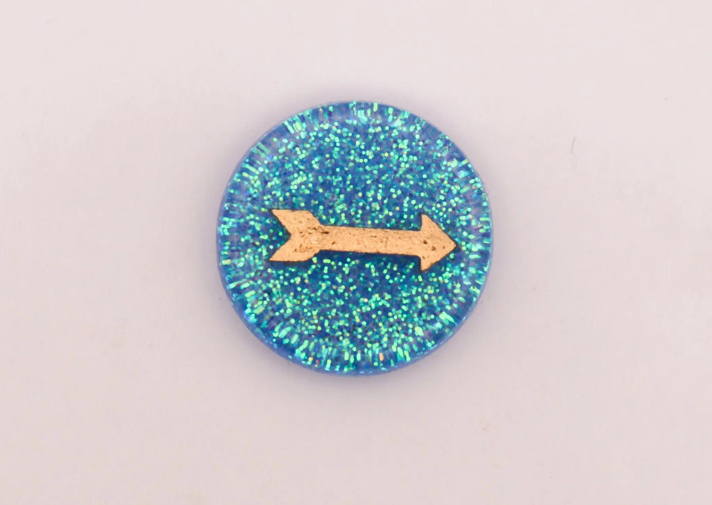 1.8cm Glitter X-Ray Marker with gold Arrow Remarkable Markers