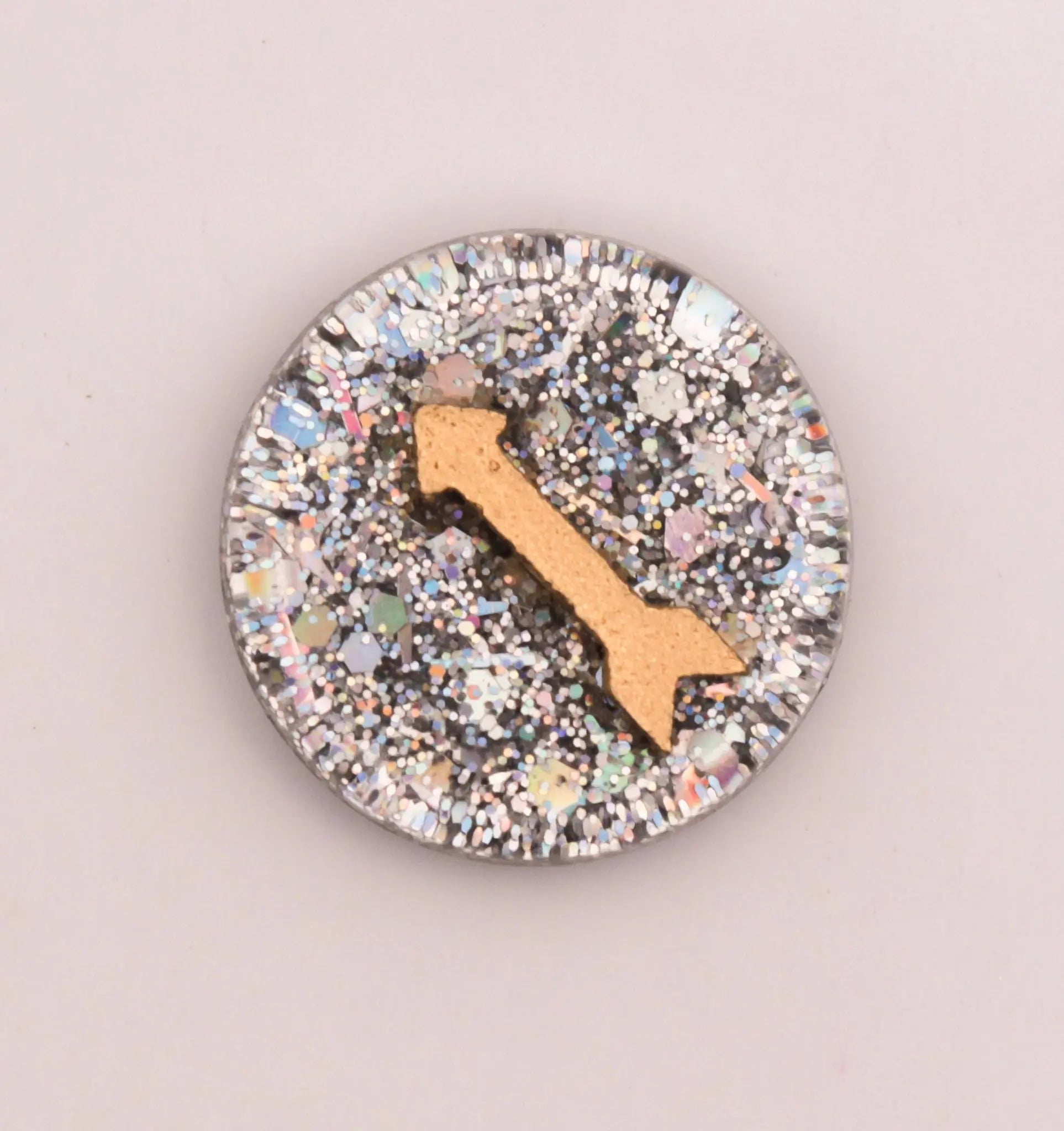 1.8cm Glitter X-Ray Marker with gold Arrow Remarkable Markers