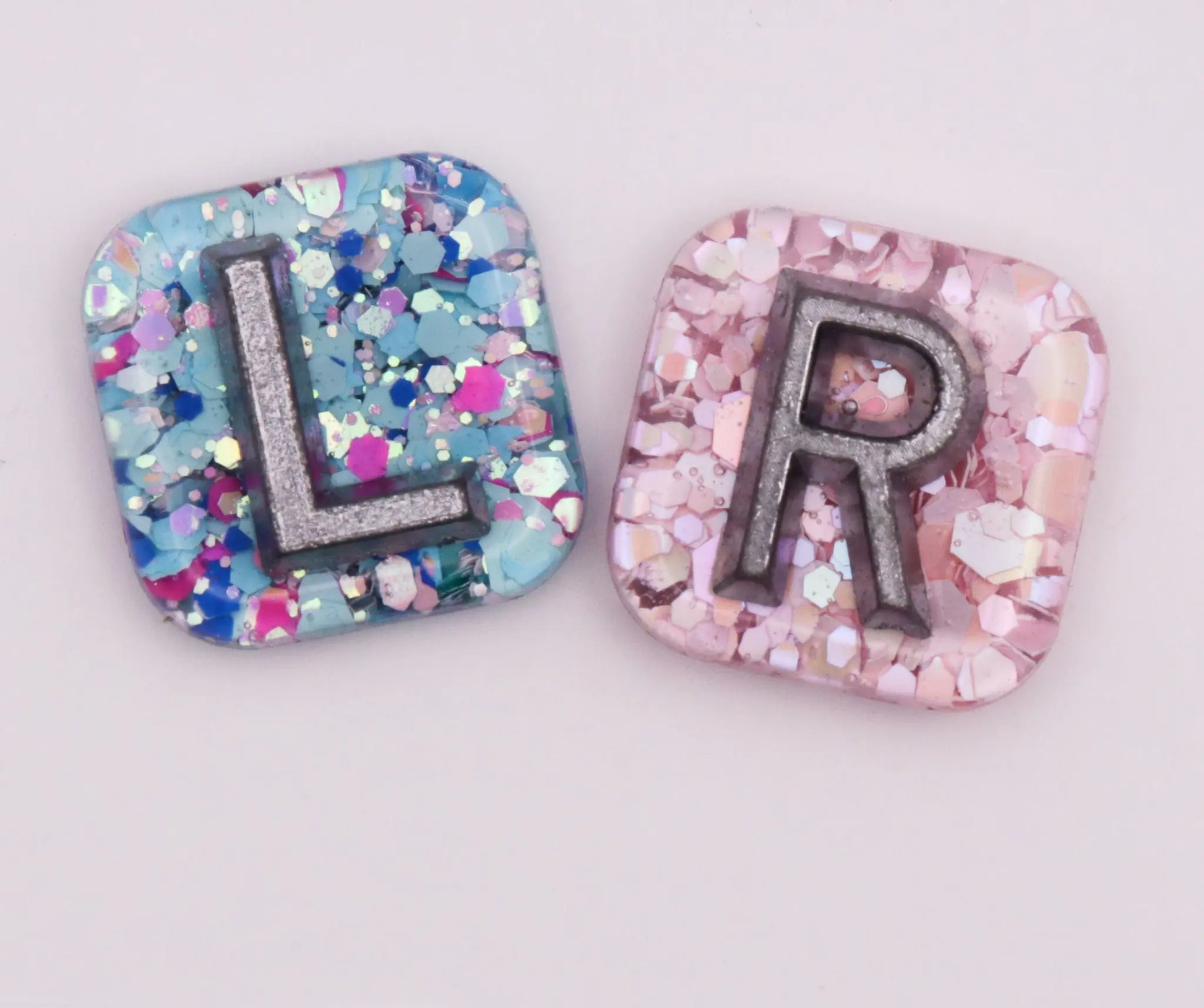 1.8cm Pink and Blue Glitter X-Ray Markers Remarkable Markers