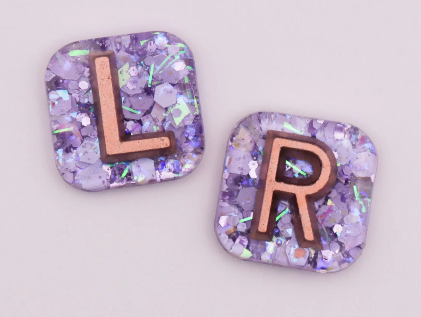 1.8cm X-Ray Markers with rose gold letters. Remarkable Markers