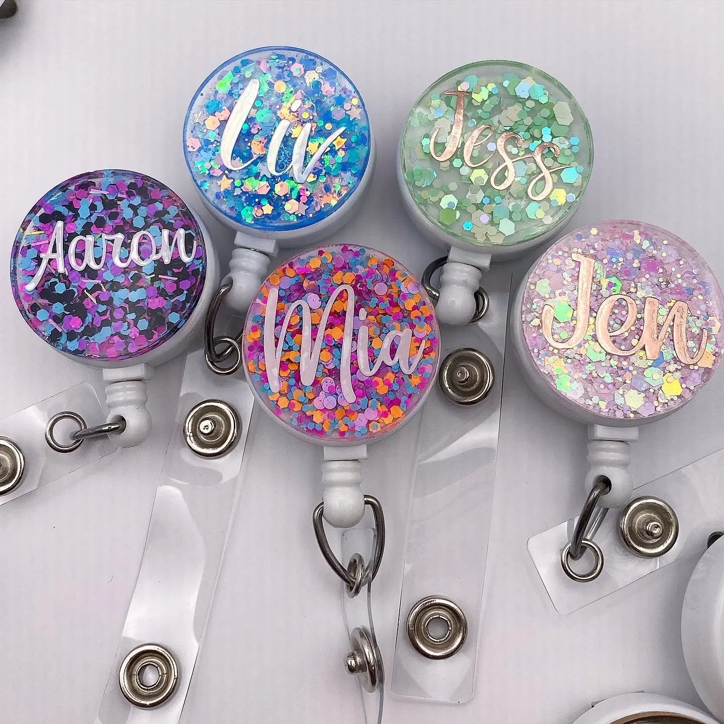 Mini badge reel with name – Remarkable Markers