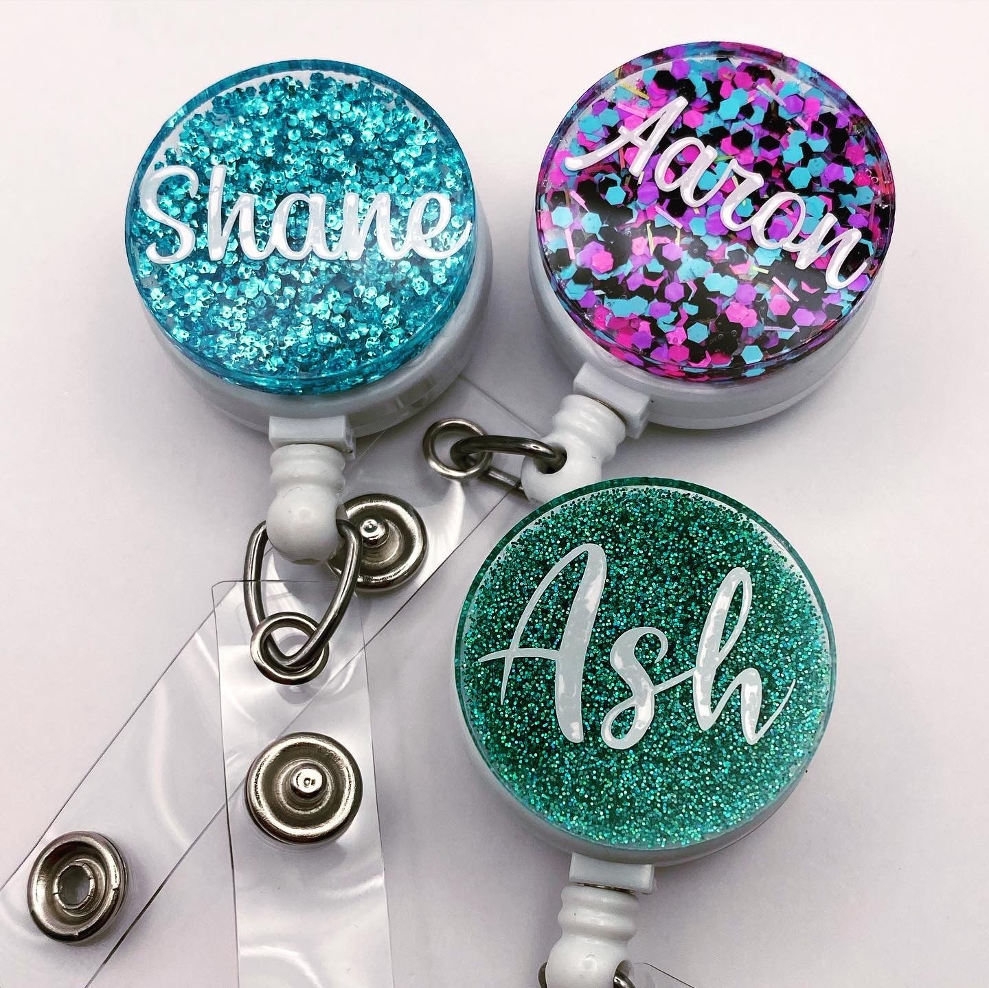 Mini badge reel with name – Remarkable Markers