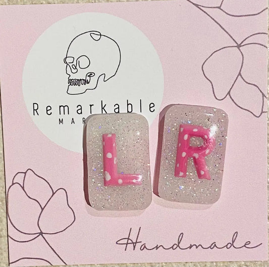 X-Ray Markers spotty pink letters Remarkable Markers